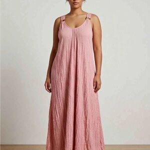 Elegant Pink Maxi Dress
